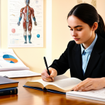 피부관리사 필기 시험 준비법 - Focused Study Session**

A student, fully clothed in modest study attire, diligently studying skinca...