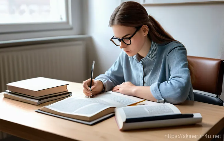 피부관리사 자격증 종류와 차이점 - A professional female aesthetician, dressed in a clean, crisp white lab coat, meticulously applies a... 피부관리사 자격증 종류와 차이점 - A professional female aesthetician, dressed in a clean, crisp white lab coat, meticulously applies a...