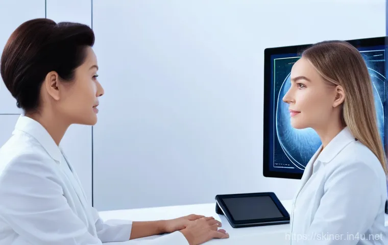 피부관리사의 비즈니스 목표 설정 방법 - **Prompt 1: AI-Powered Skin Analysis and Personalized Consultation**
A highly detailed, professi...