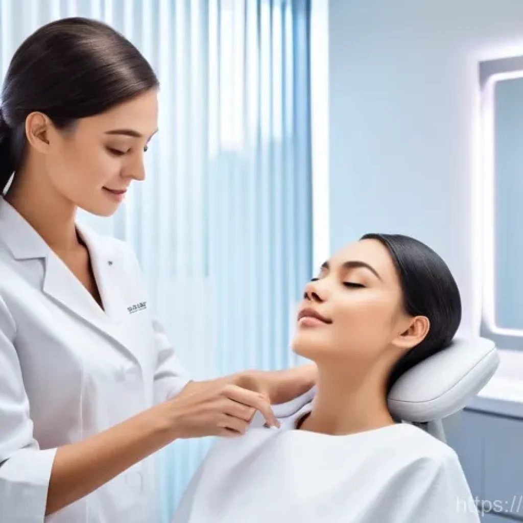 피부관리사의 클리닉 평가 방법 - **Prompt 1: Modern Aesthetic Clinic & Client Satisfaction**
    A bright, immaculate, and contempora...