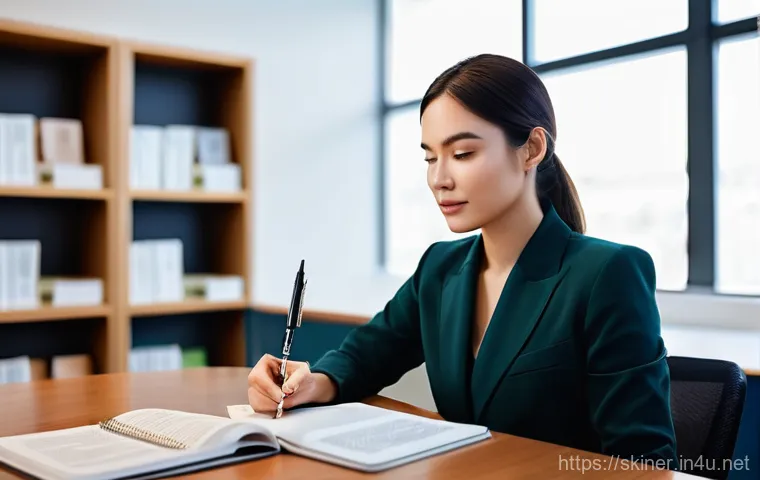 피부관리사로서의 직업윤리와 규범 - **Prompt:** A professional female skin aesthetician in a clean, elegant uniform (e.g., white tunic o... 피부관리사로서의 직업윤리와 규범 - **Prompt:** A professional female skin aesthetician in a clean, elegant uniform (e.g., white tunic o...