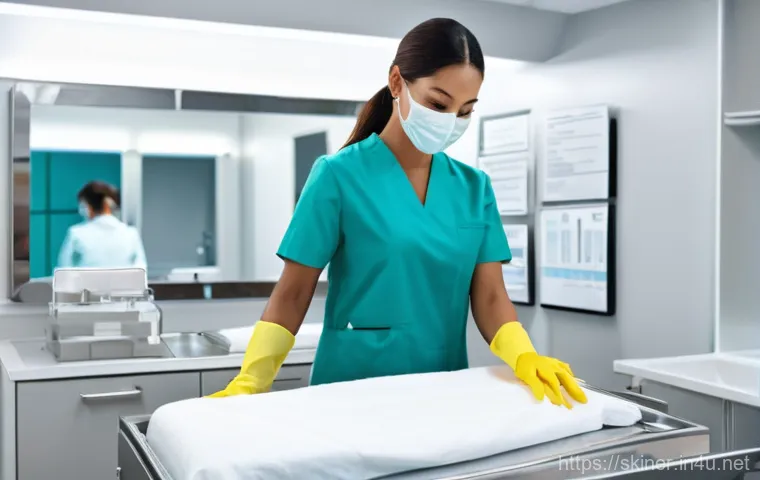 피부관리사로서의 직업윤리와 규범 - **Prompt:** A focused and dedicated female skin aesthetician, dressed in smart casual attire, is dee... 피부관리사로서의 직업윤리와 규범 - **Prompt:** A focused and dedicated female skin aesthetician, dressed in smart casual attire, is dee...