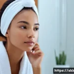 피부관리 이론 핵심 정리 - **Prompt 1: Understanding Your Skin Type**
    A thoughtful woman in her late 20s, wearing a comfort...